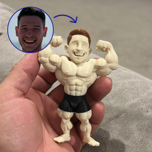 3D mini statue made from a photo