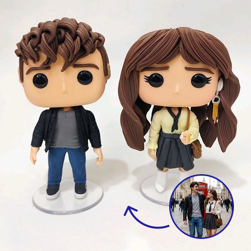 Customised Funkopop couple based on a photograph 12cm