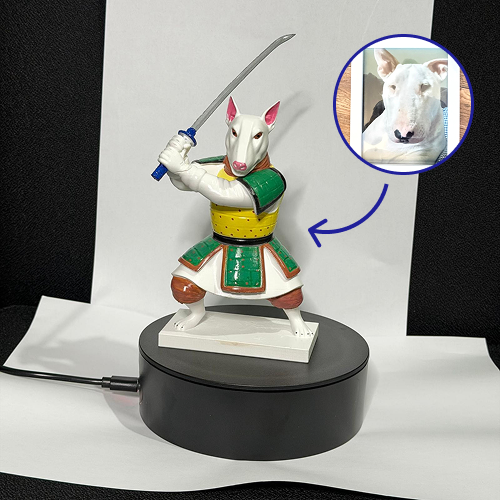 Customised pet figurine made from a photograph 12cm