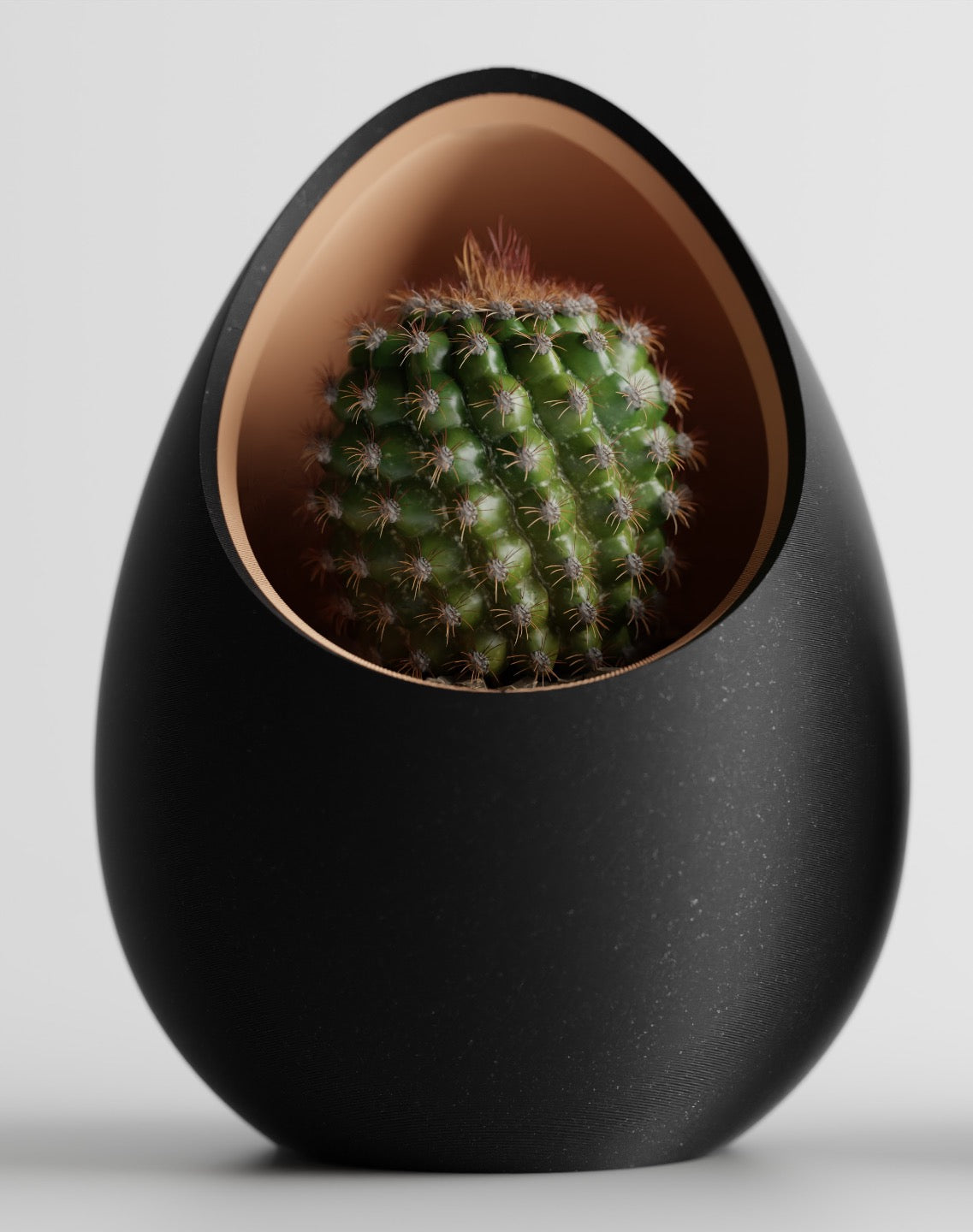 Minimalist Egg Planter | Modern Indoor Vase | Logun Gifts