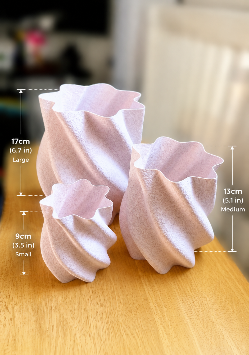 Twister Vase Collection – Modern Sculptural Home Décor