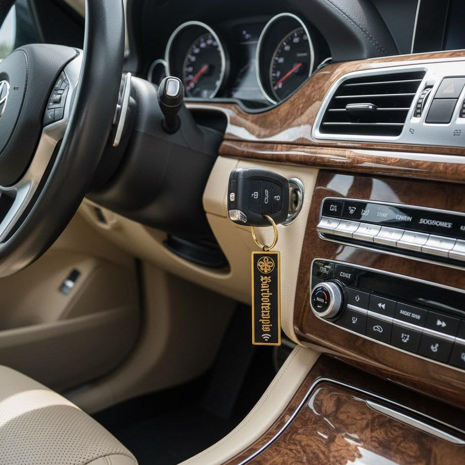 Personalised key rings with NFC technology