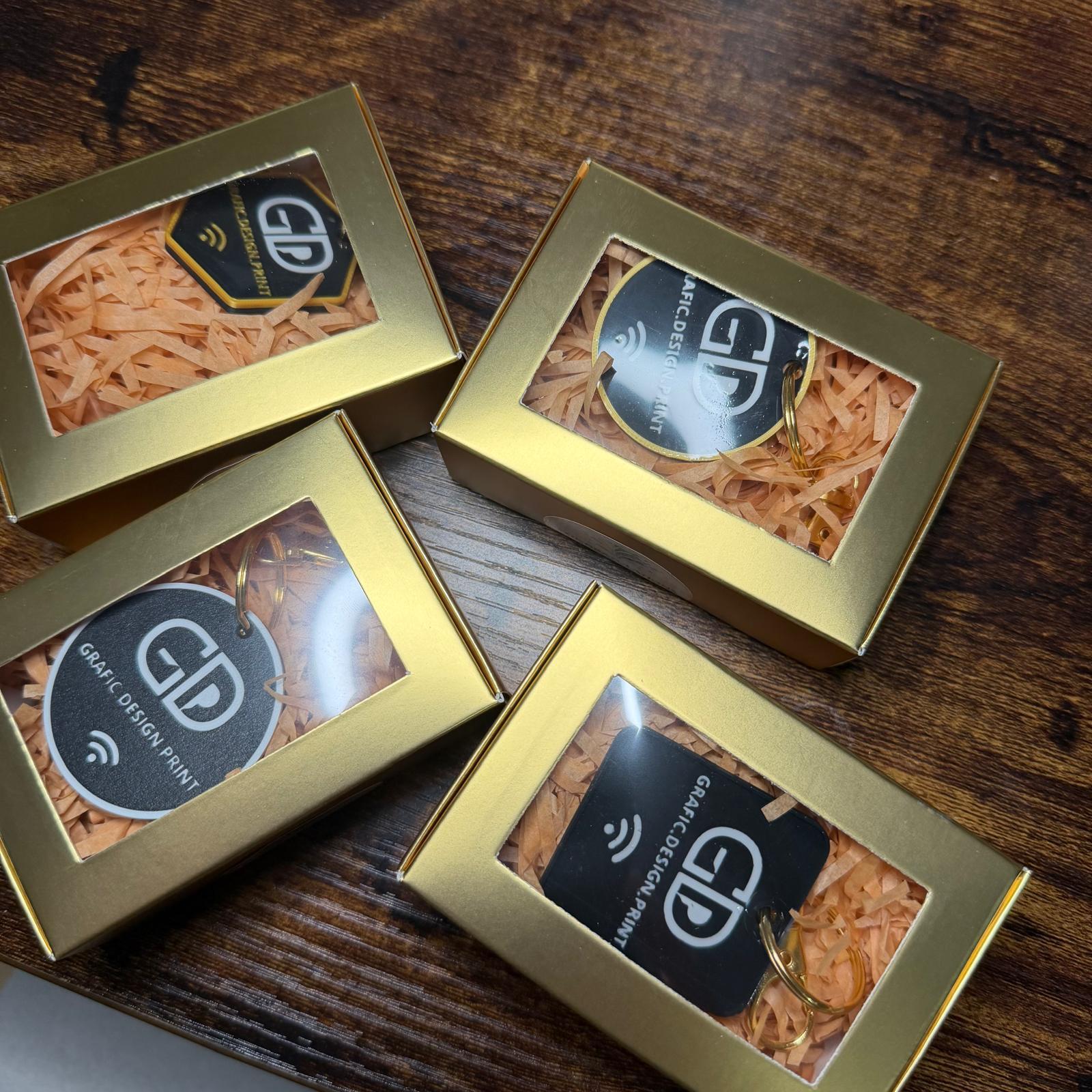 Personalised Keychain with NFC Technology (unit price applies to orders of 50 or more)