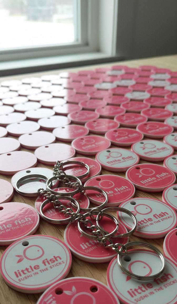 Personalised Keychain  (unit price applies to orders of 50 or more)